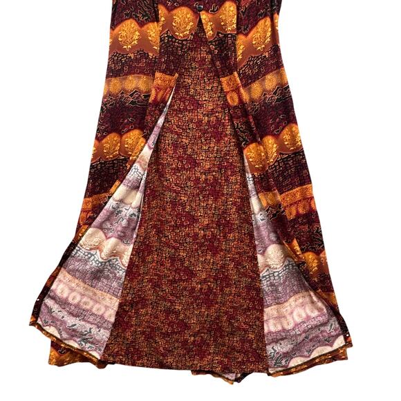 VET Fashion Bug Dress 12 Safari Boho Maxi Gypsy 90s Fairy Grunge Festival Flowy - Picture 3 of 15